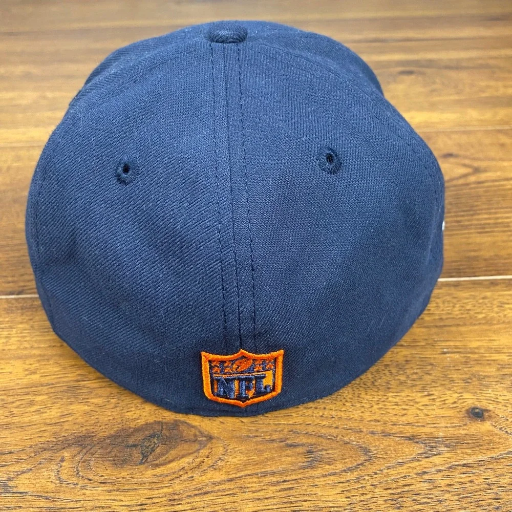 New Era 59FIFTY Chicago Bears 2012 NFL Draft Fitted Hat Navy Blue Size 7